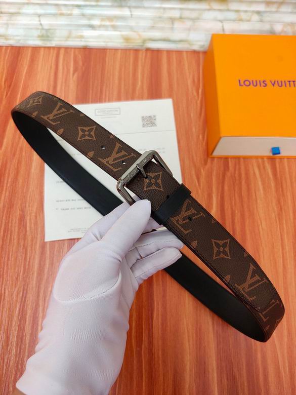 LV Belt 34mmX95-110CM 7D (118)