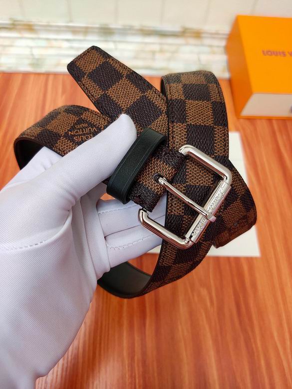 LV Belt 34mmX95-110CM 7D (122)