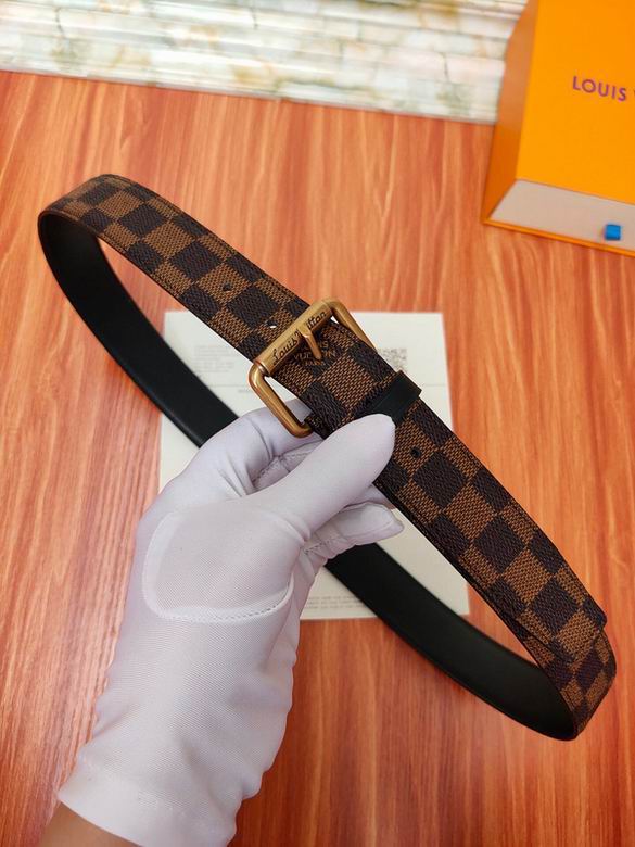 LV Belt 34mmX95-110CM 7D (124)