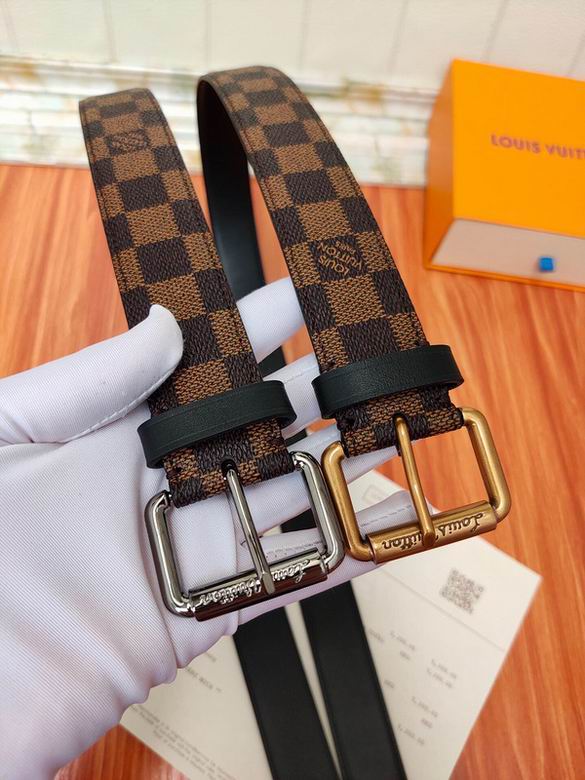 LV Belt 34mmX95-110CM 7D (126)