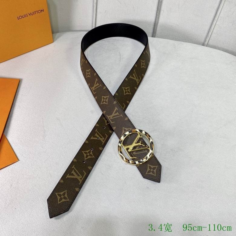 LV Belt 34mmX95-110CM 7D (130)
