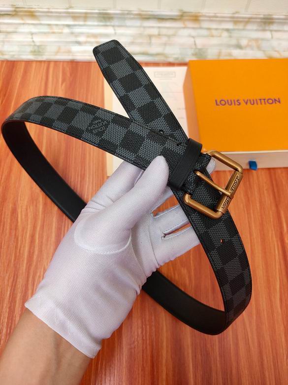 LV Belt 34mmX95-110CM 7D (130)