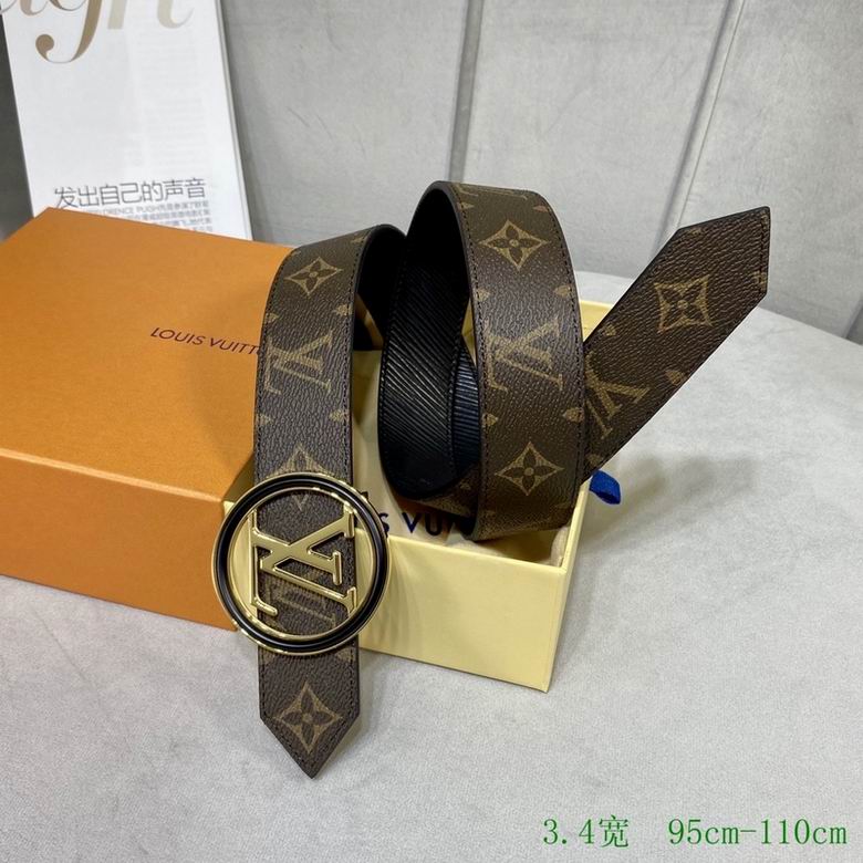 LV Belt 34mmX95-110CM 7D (133)