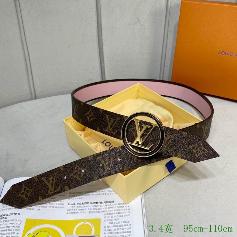 LV Belt 34mmX95-110CM 7D (145)