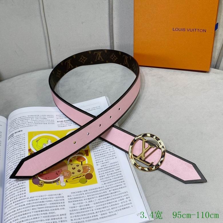 LV Belt 34mmX95-110CM 7D (150)