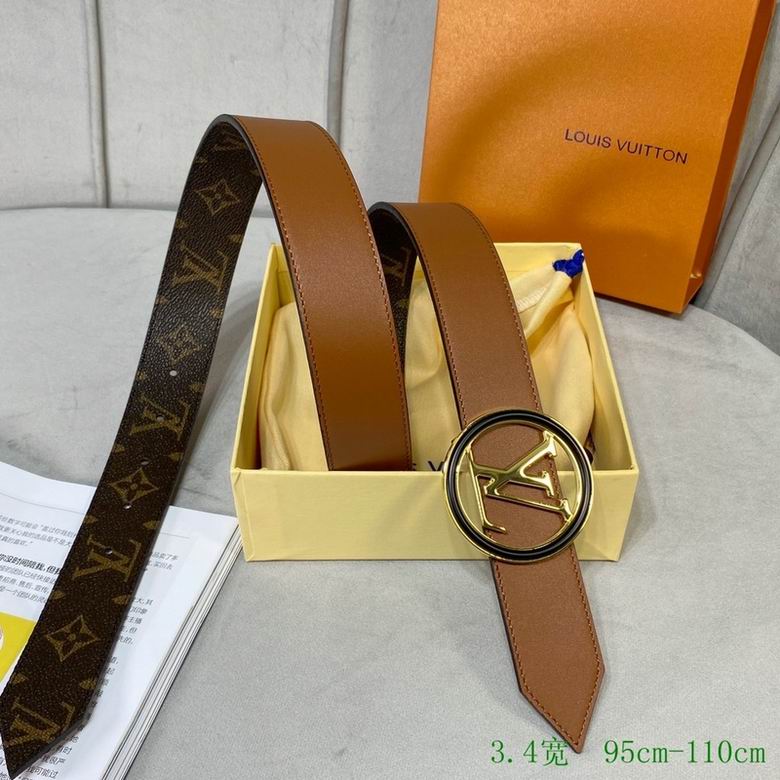 LV Belt 34mmX95-110CM 7D (152)