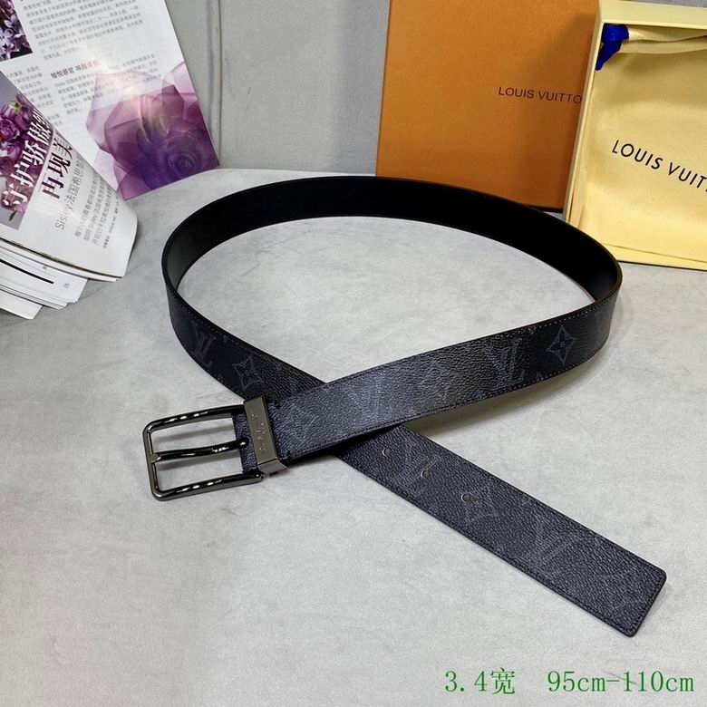 LV Belt 34mmX95-110CM 7D (161)