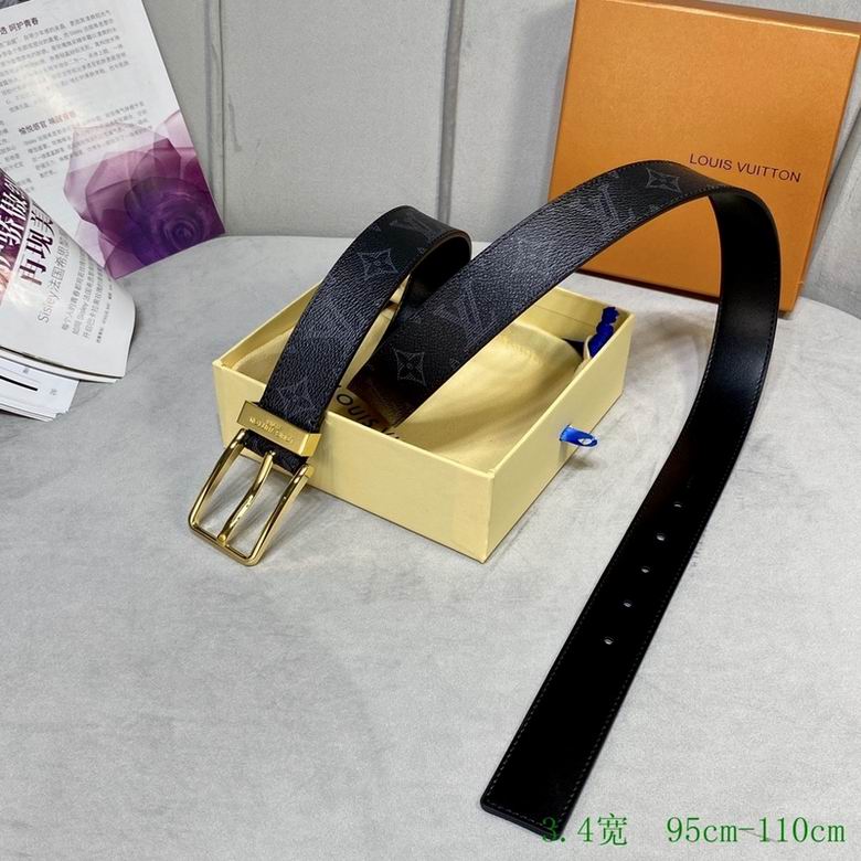 LV Belt 34mmX95-110CM 7D (165)