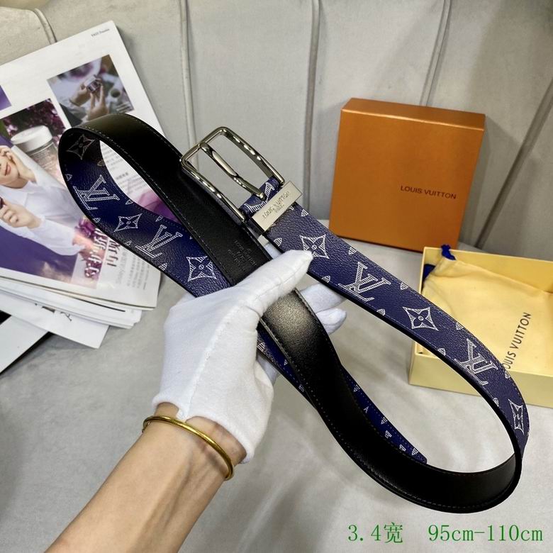 LV Belt 34mmX95-110CM 7D (168)