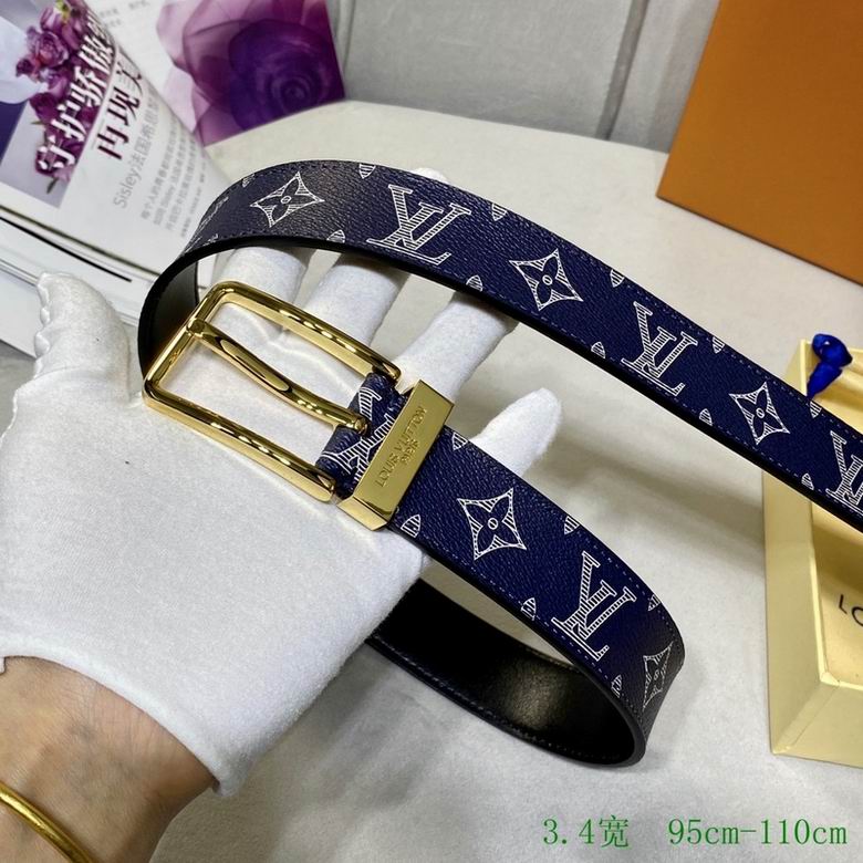 LV Belt 34mmX95-110CM 7D (170)