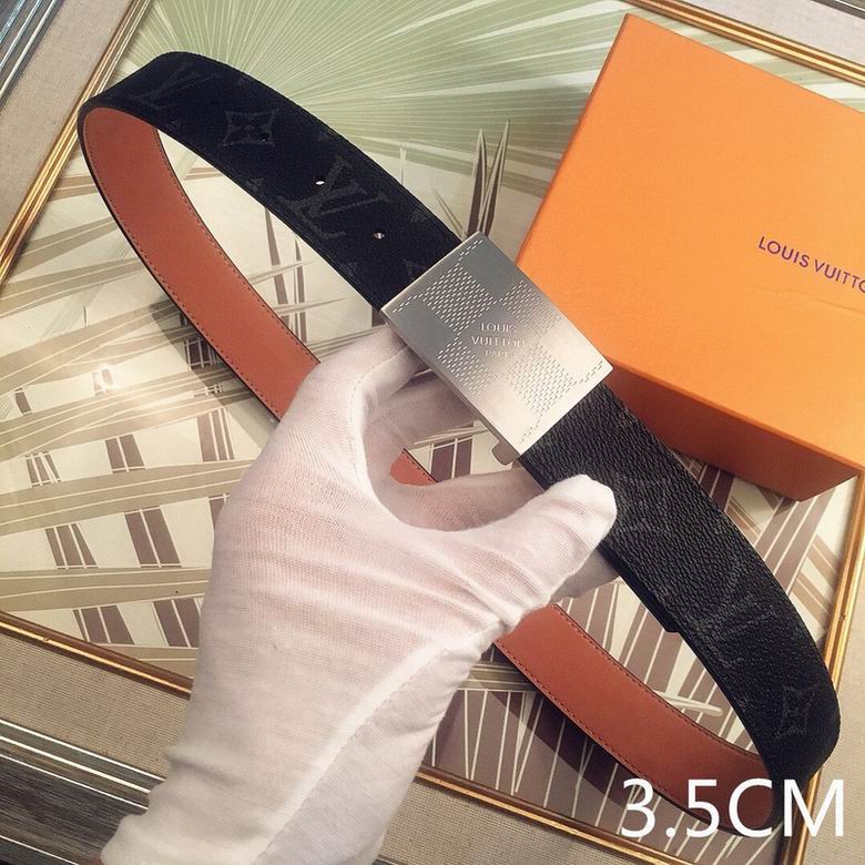 LV Belt 34mmX95-110CM 7D (171)