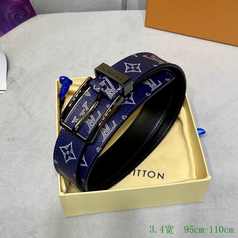 LV Belt 34mmX95-110CM 7D (172)