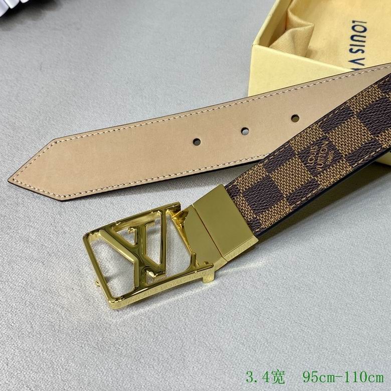 LV Belt 34mmX95-110CM 7D (188)