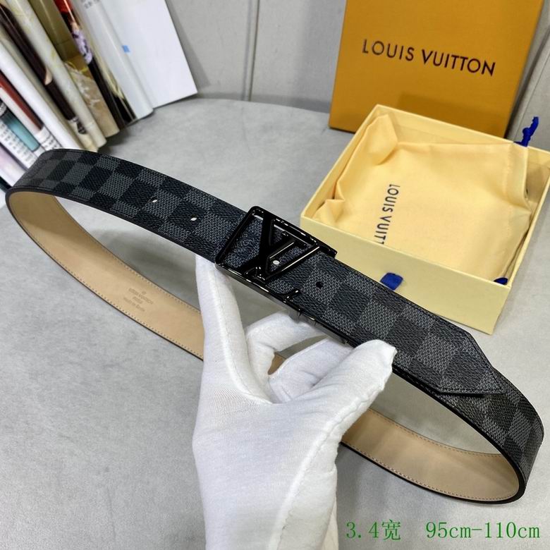 LV Belt 34mmX95-110CM 7D (190)