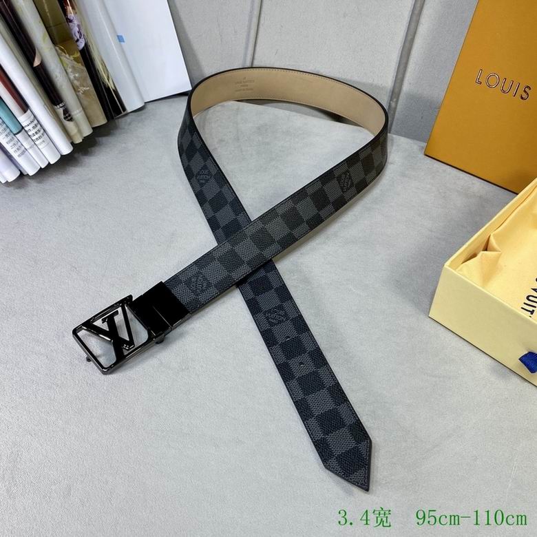LV Belt 34mmX95-110CM 7D (191)