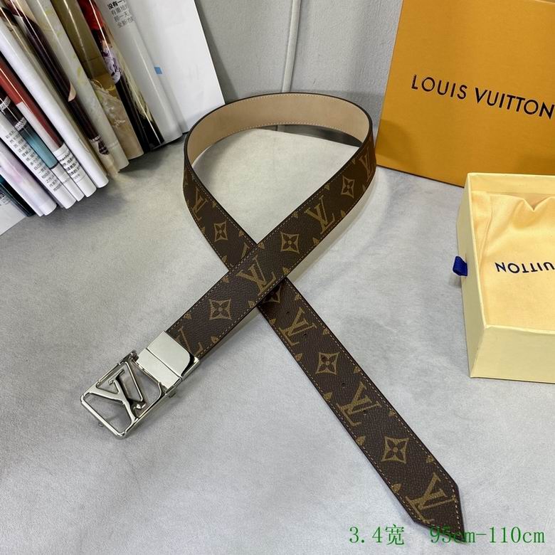 LV Belt 34mmX95-110CM 7D (193)