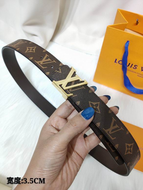 LV Belt 34mmX95-110CM 7D (197)