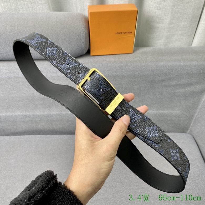 LV Belt 34mmX95-110CM 7D (202)