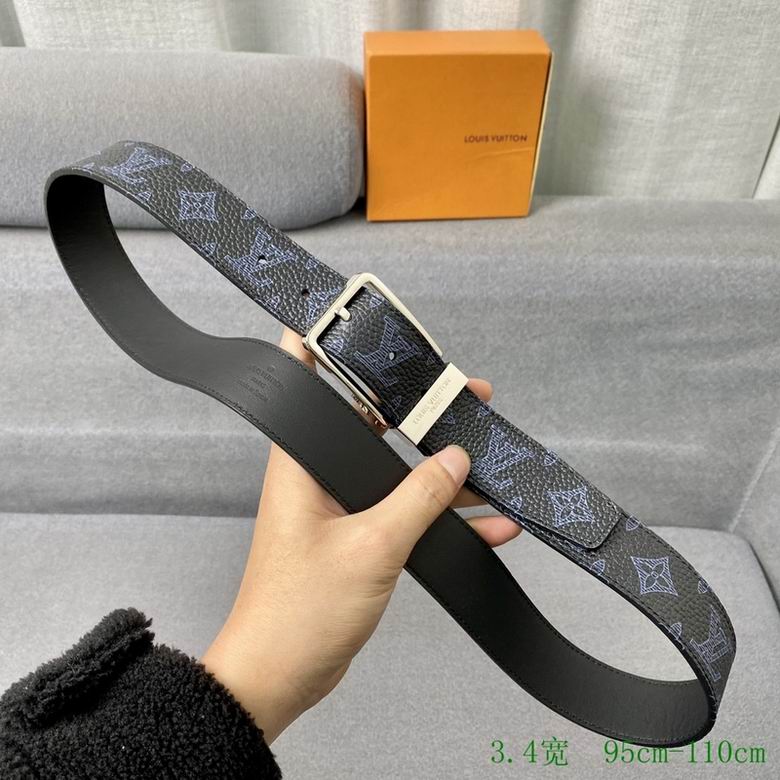 LV Belt 34mmX95-110CM 7D (204)