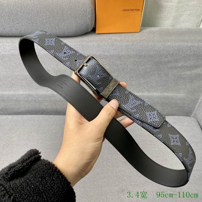 LV Belt 34mmX95-110CM 7D (206)