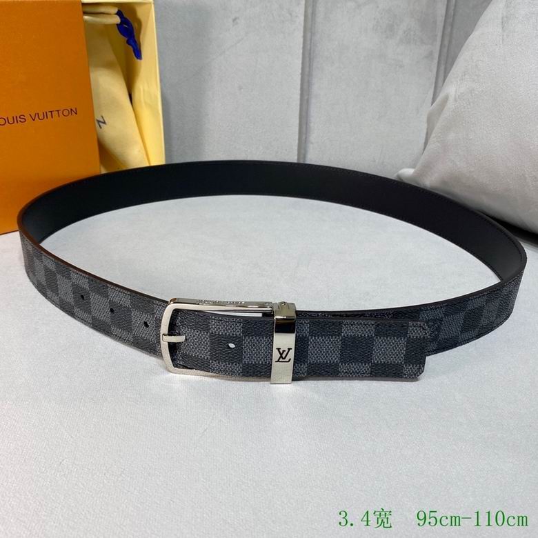LV Belt 34mmX95-110CM 7D (216)