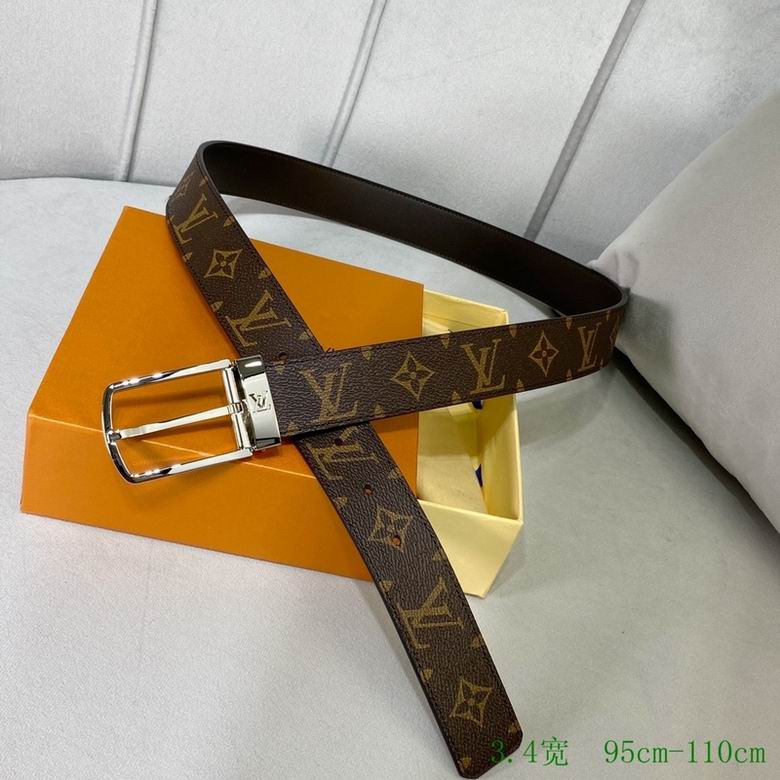 LV Belt 34mmX95-110CM 7D (225)