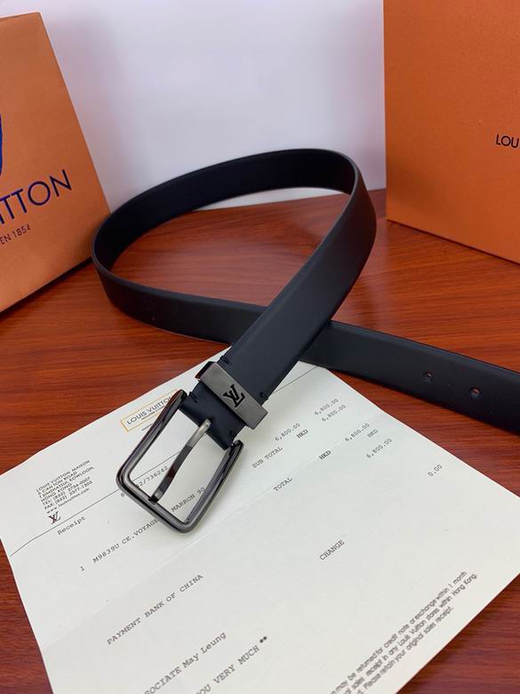 LV Belt 34mmX95-110CM 7D (225)
