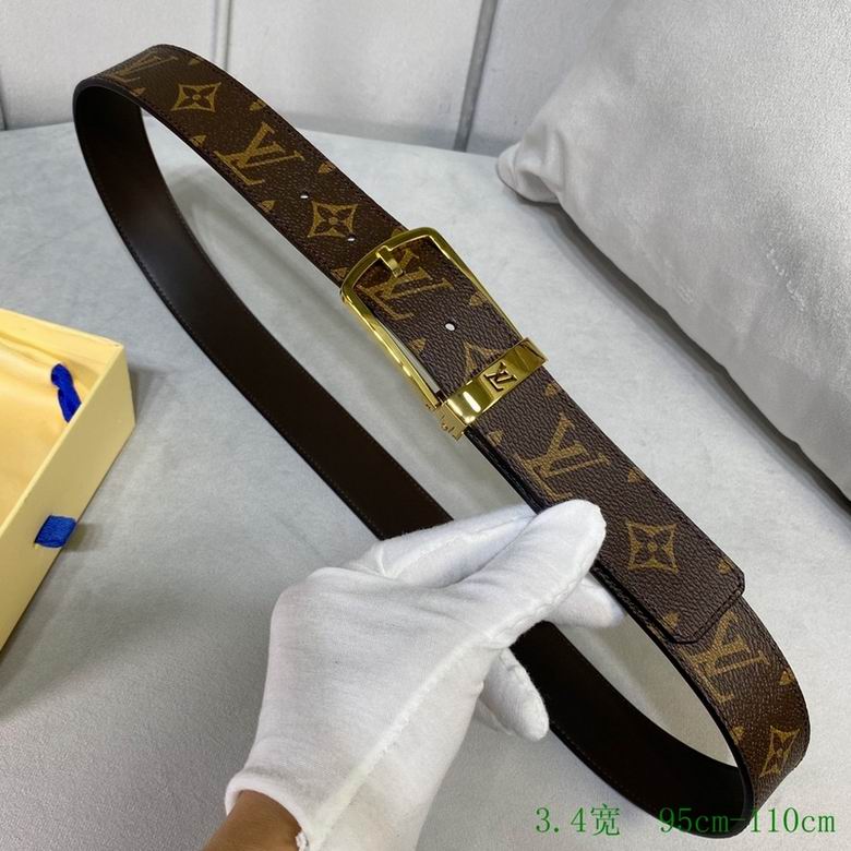 LV Belt 34mmX95-110CM 7D (226)