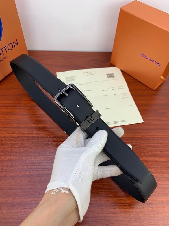 LV Belt 34mmX95-110CM 7D (226)