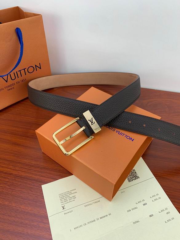 LV Belt 34mmX95-110CM 7D (227)