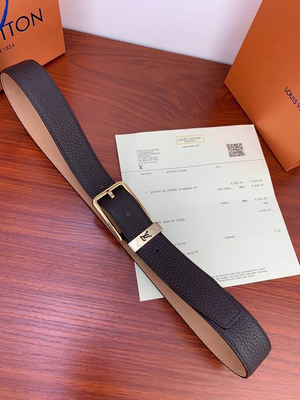 LV Belt 34mmX95-110CM 7D (228)