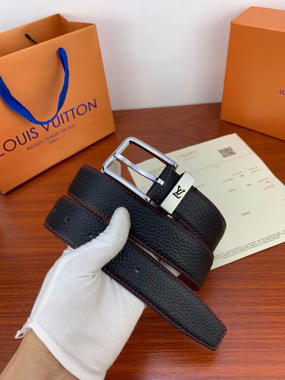 LV Belt 34mmX95-110CM 7D (229)