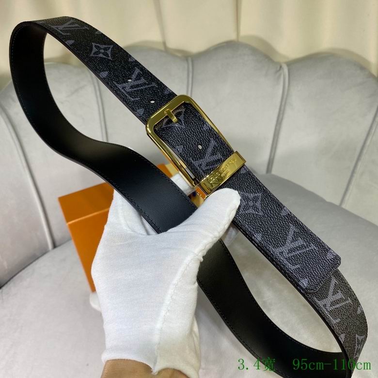 LV Belt 34mmX95-110CM 7D (230)