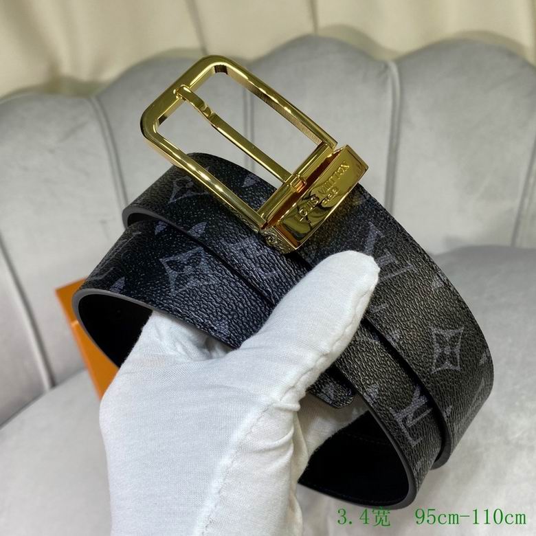 LV Belt 34mmX95-110CM 7D (231)