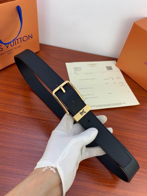 LV Belt 34mmX95-110CM 7D (232)