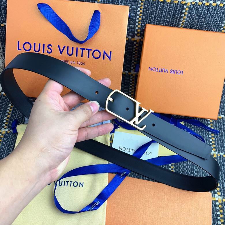 LV Belt 34mmX95-110CM 7D (248)