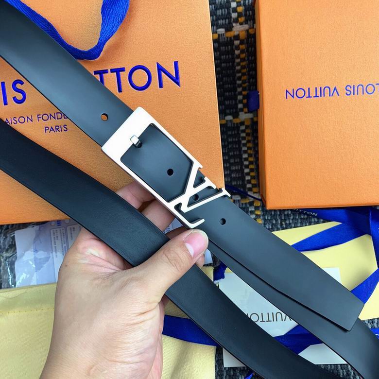 LV Belt 34mmX95-110CM 7D (254)