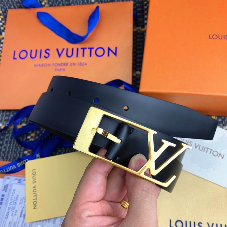 LV Belt 34mmX95-110CM 7D (255)
