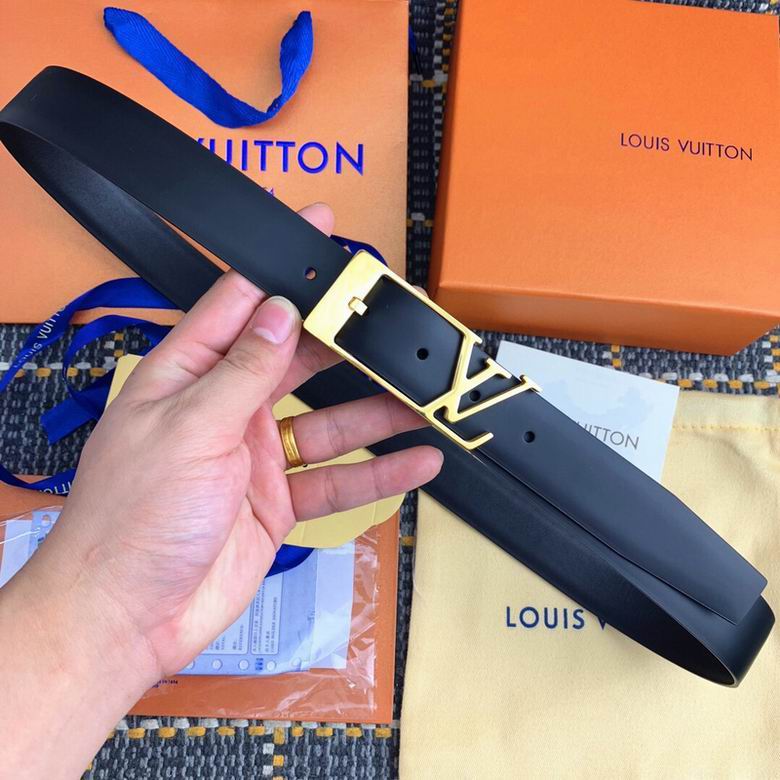 LV Belt 34mmX95-110CM 7D (256)