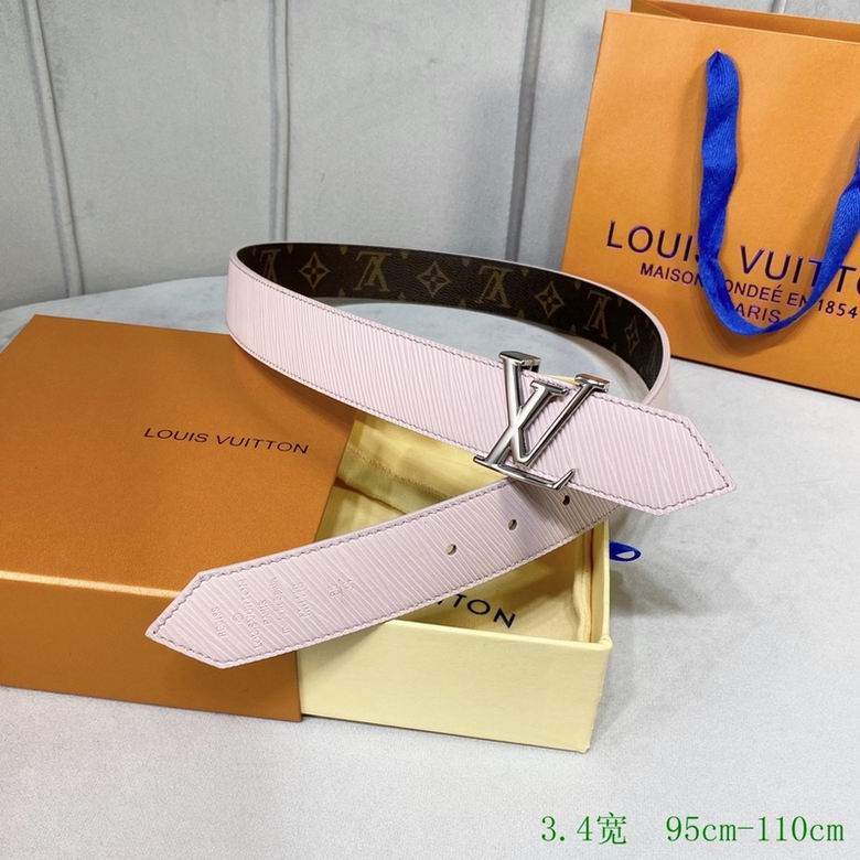 LV Belt 34mmX95-110CM 7D (50)