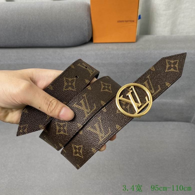 LV Belt 34mmX95-110CM 7D (65)
