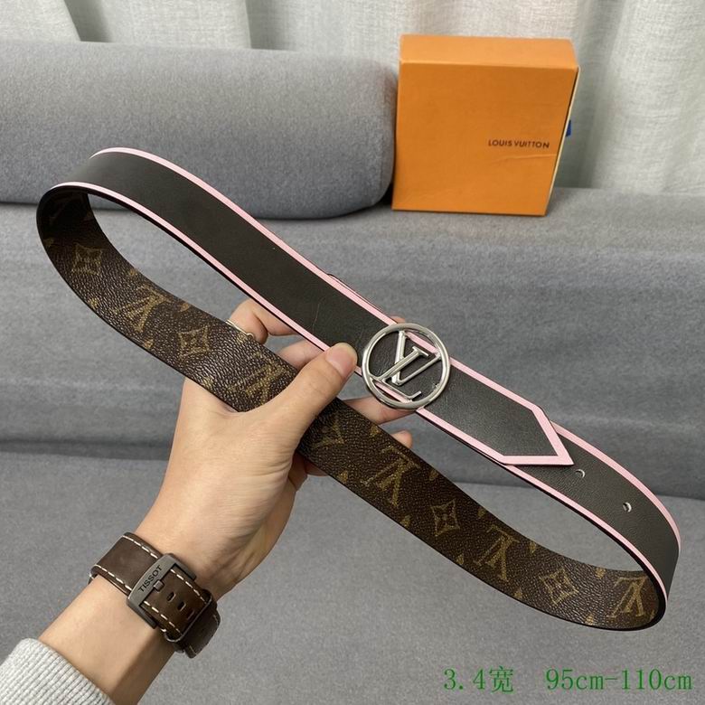 LV Belt 34mmX95-110CM 7D (66)