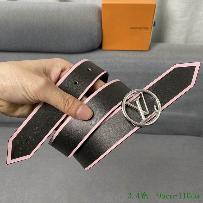 LV Belt 34mmX95-110CM 7D (67)