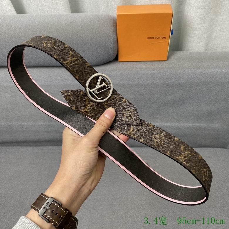 LV Belt 34mmX95-110CM 7D (68)