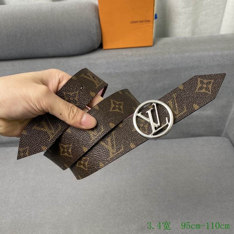 LV Belt 34mmX95-110CM 7D (73)