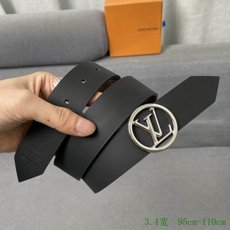 LV Belt 34mmX95-110CM 7D (75)