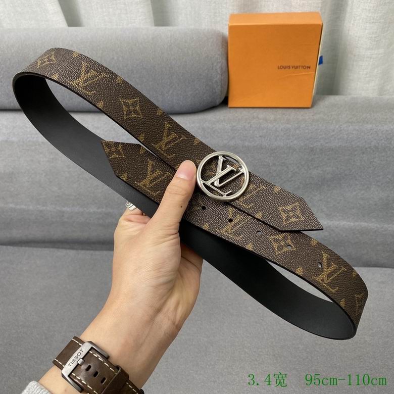 LV Belt 34mmX95-110CM 7D (76)