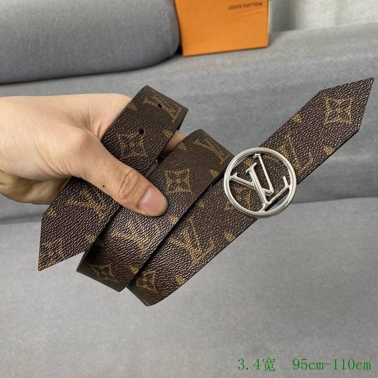 LV Belt 34mmX95-110CM 7D (77)
