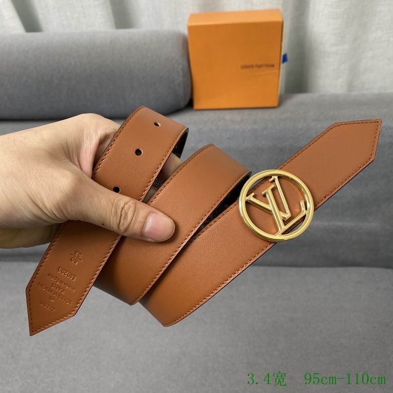 LV Belt 34mmX95-110CM 7D (79)