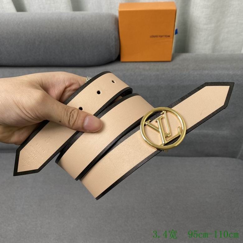 LV Belt 34mmX95-110CM 7D (83)